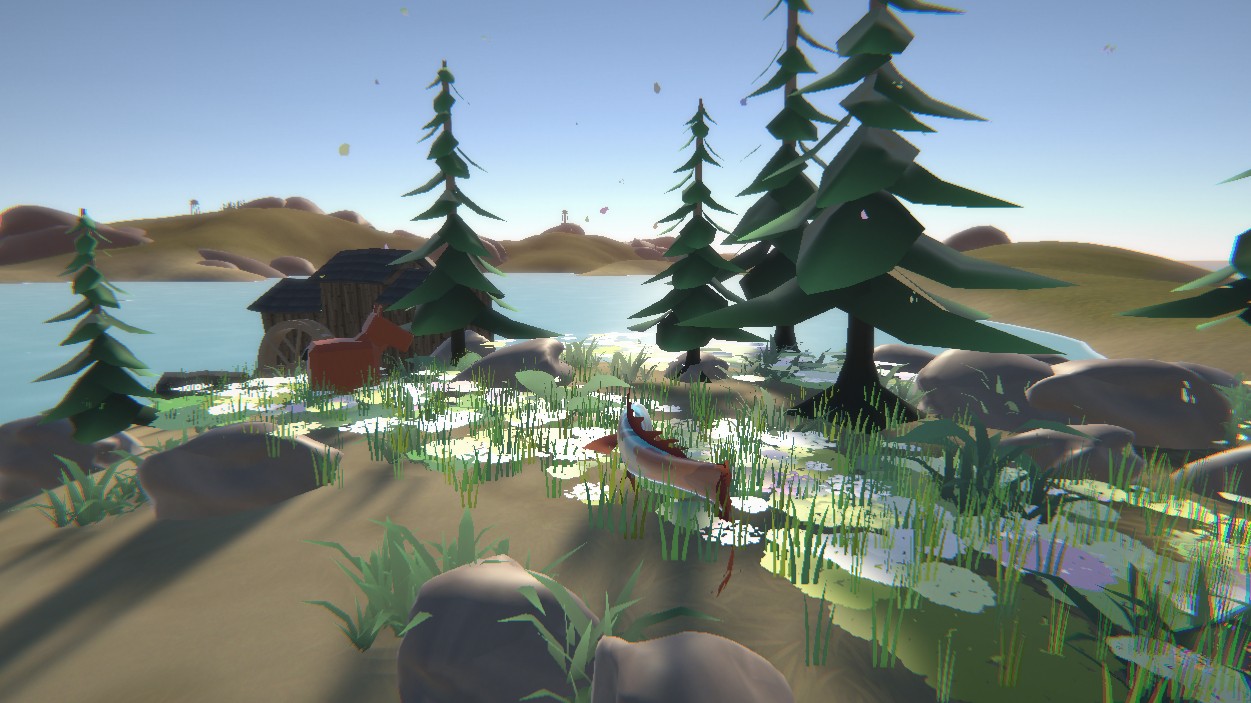 Living River "AKOI" — A wordless game about healing desolate ecosystems — explore the wilderness and create life where none was found.