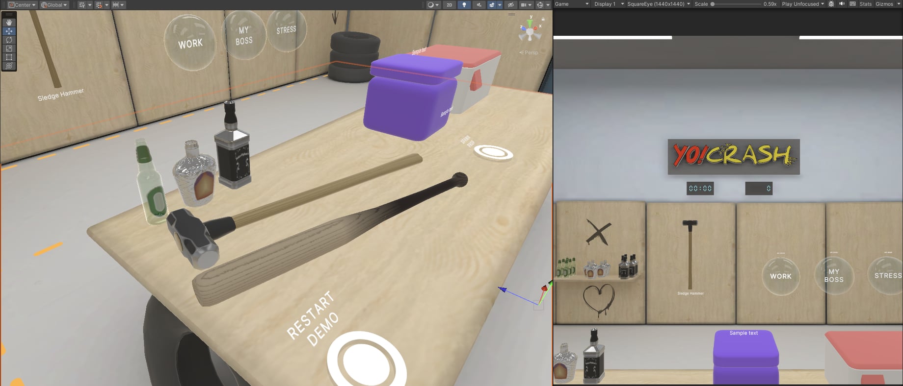 Yo! Crash: Rage Room — screenshot 1 of 7